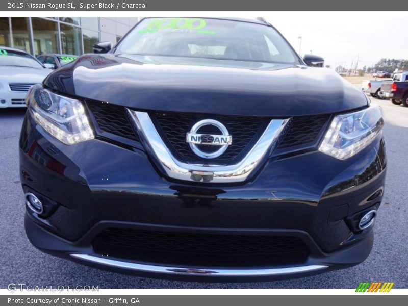 Super Black / Charcoal 2015 Nissan Rogue SL