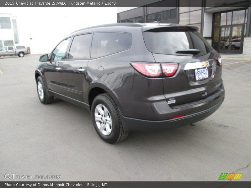 Tungsten Metallic / Ebony 2015 Chevrolet Traverse LS AWD