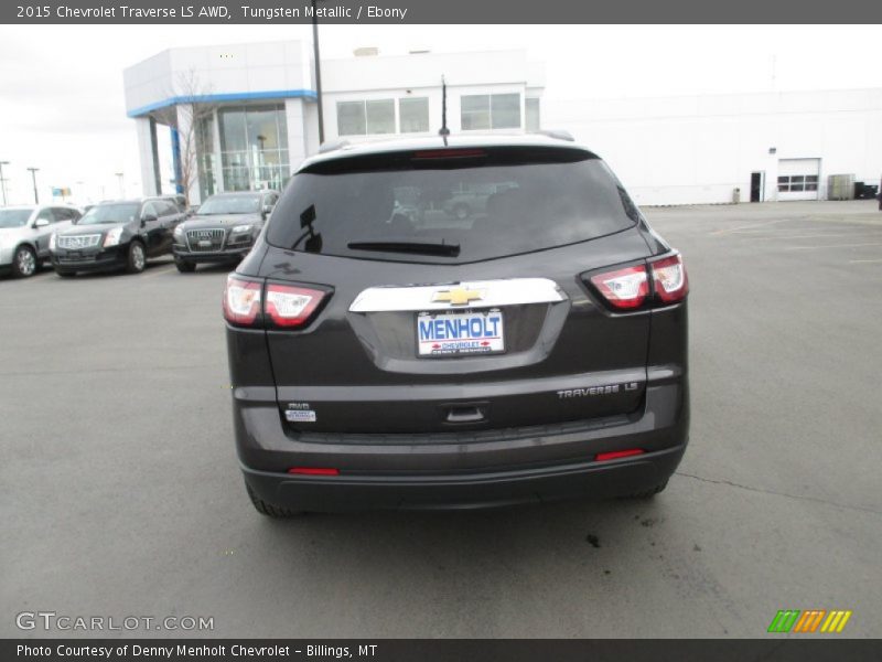 Tungsten Metallic / Ebony 2015 Chevrolet Traverse LS AWD