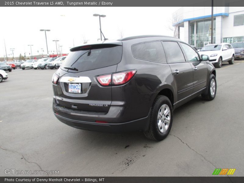 Tungsten Metallic / Ebony 2015 Chevrolet Traverse LS AWD