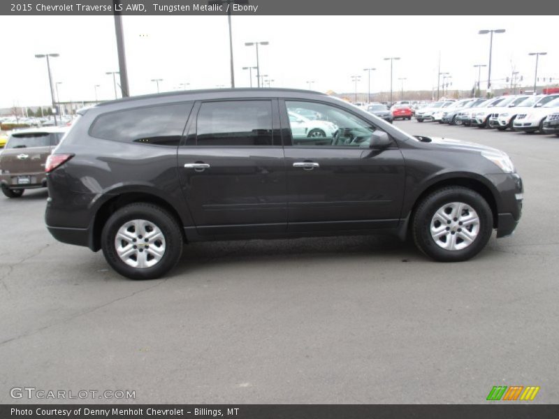 Tungsten Metallic / Ebony 2015 Chevrolet Traverse LS AWD