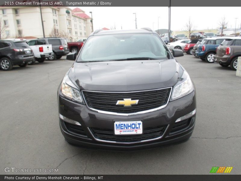 Tungsten Metallic / Ebony 2015 Chevrolet Traverse LS AWD