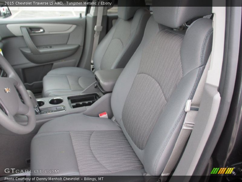 Tungsten Metallic / Ebony 2015 Chevrolet Traverse LS AWD