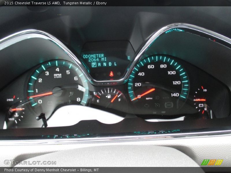 Tungsten Metallic / Ebony 2015 Chevrolet Traverse LS AWD
