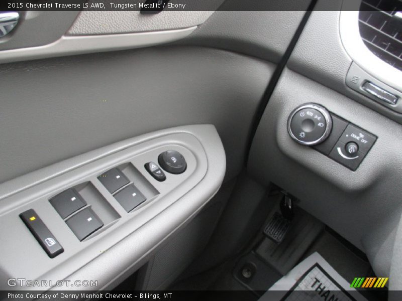 Tungsten Metallic / Ebony 2015 Chevrolet Traverse LS AWD