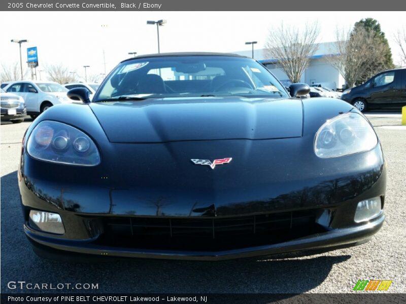 Black / Ebony 2005 Chevrolet Corvette Convertible