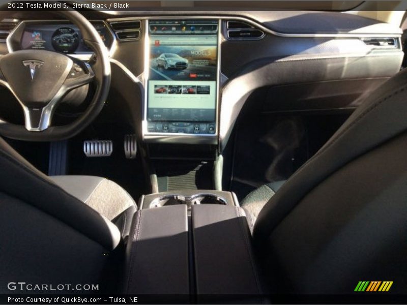 Sierra Black / Black 2012 Tesla Model S