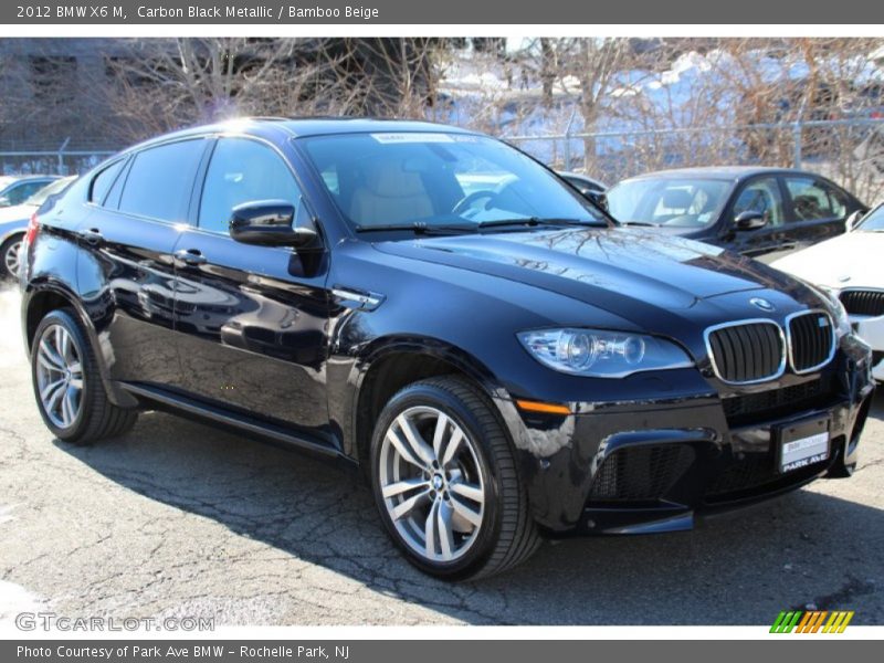 Carbon Black Metallic / Bamboo Beige 2012 BMW X6 M