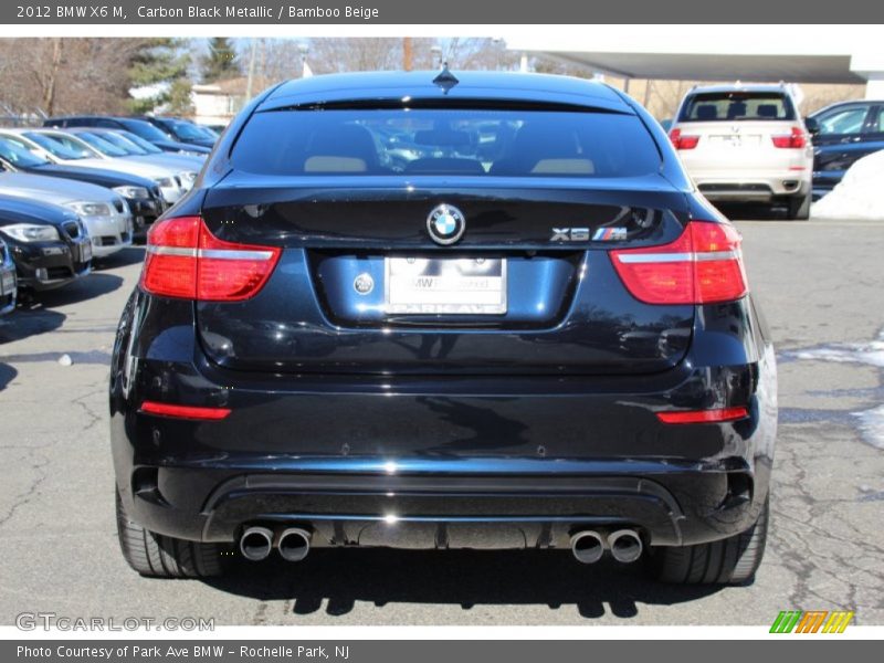 Carbon Black Metallic / Bamboo Beige 2012 BMW X6 M