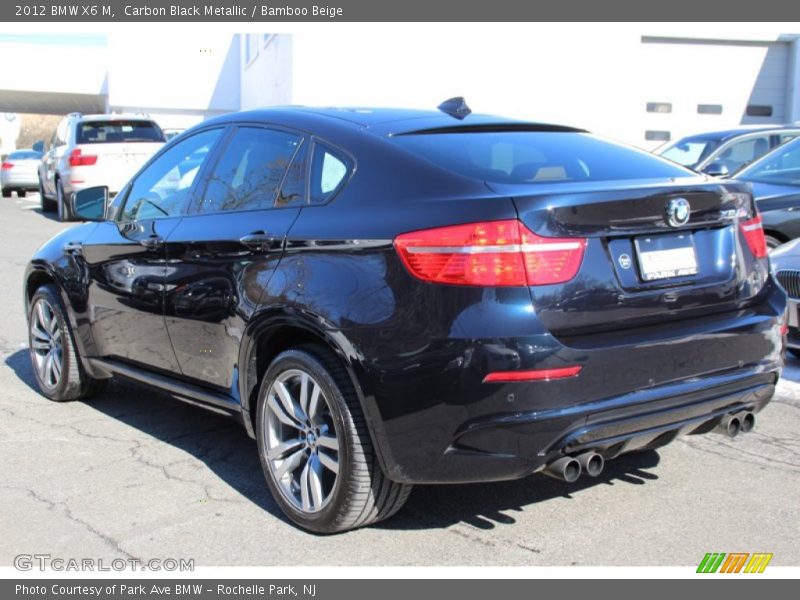 Carbon Black Metallic / Bamboo Beige 2012 BMW X6 M