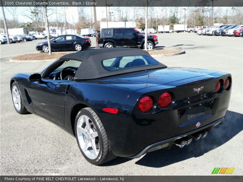 Black / Ebony 2005 Chevrolet Corvette Convertible