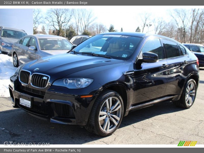 Carbon Black Metallic / Bamboo Beige 2012 BMW X6 M