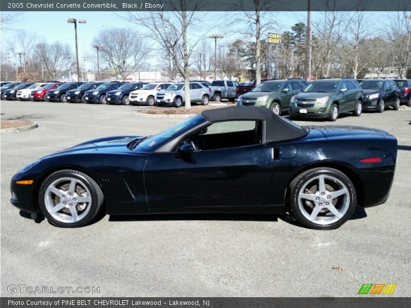 Black / Ebony 2005 Chevrolet Corvette Convertible