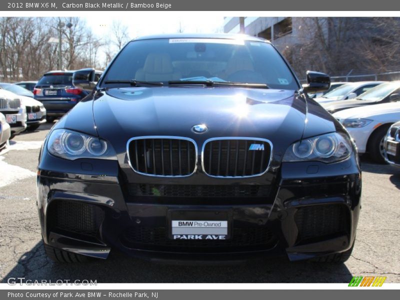 Carbon Black Metallic / Bamboo Beige 2012 BMW X6 M