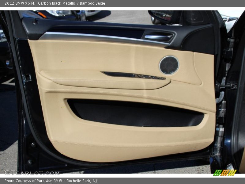 Carbon Black Metallic / Bamboo Beige 2012 BMW X6 M