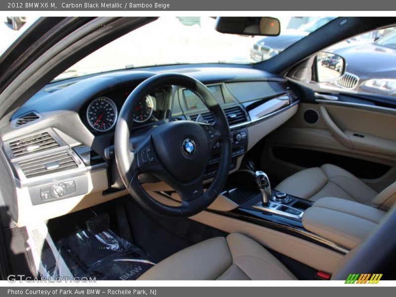 Carbon Black Metallic / Bamboo Beige 2012 BMW X6 M
