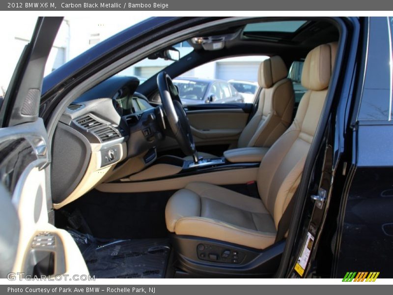 Carbon Black Metallic / Bamboo Beige 2012 BMW X6 M