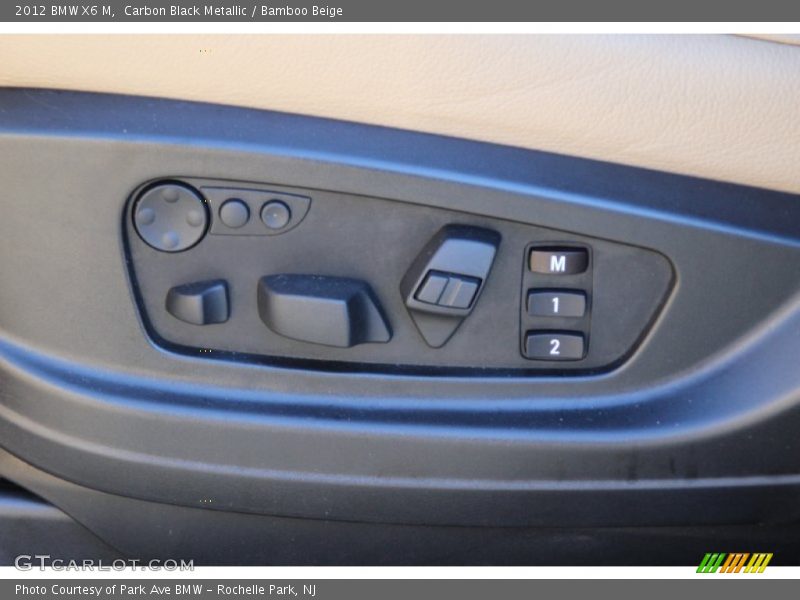 Carbon Black Metallic / Bamboo Beige 2012 BMW X6 M