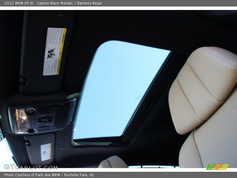 Carbon Black Metallic / Bamboo Beige 2012 BMW X6 M