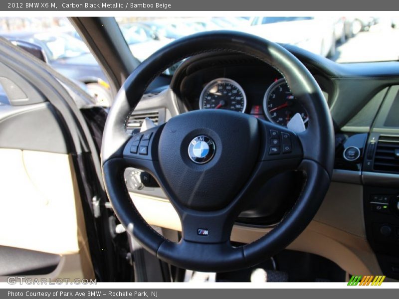 Carbon Black Metallic / Bamboo Beige 2012 BMW X6 M