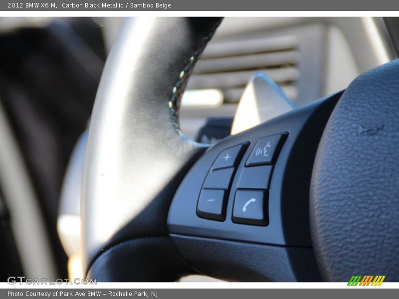 Carbon Black Metallic / Bamboo Beige 2012 BMW X6 M
