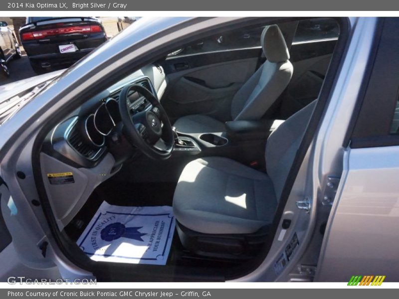 Bright Silver / Gray 2014 Kia Optima LX