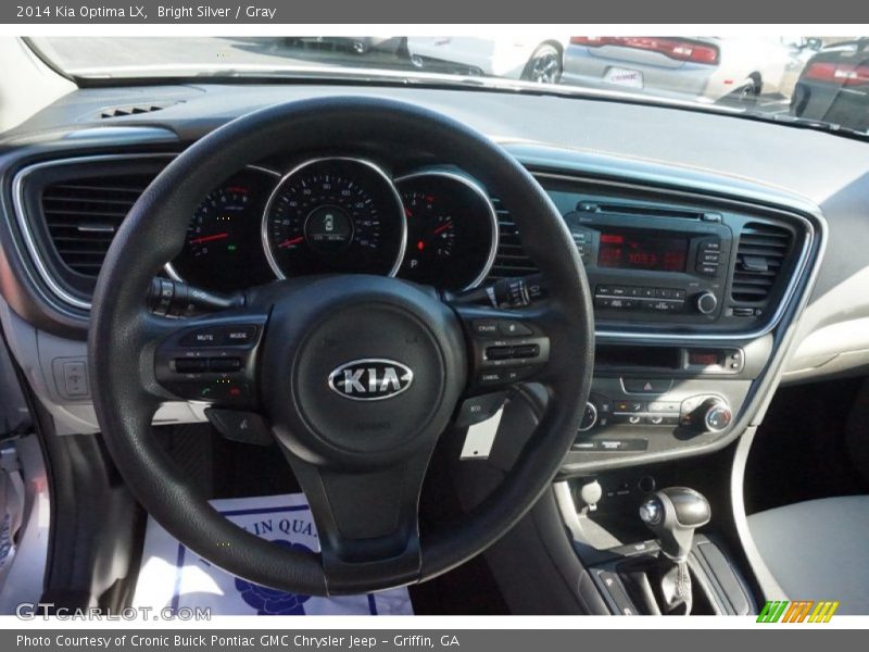 Bright Silver / Gray 2014 Kia Optima LX