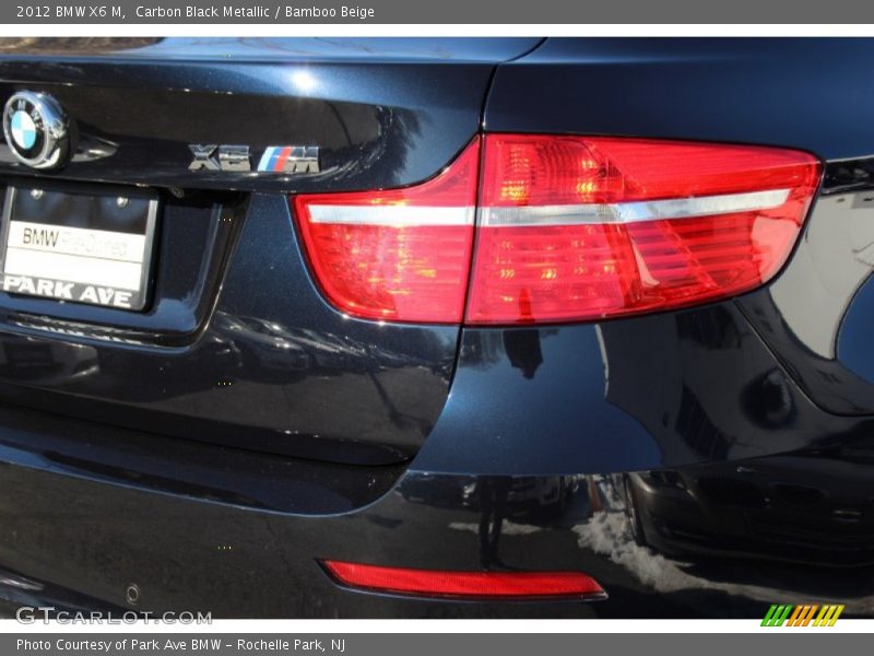 Carbon Black Metallic / Bamboo Beige 2012 BMW X6 M