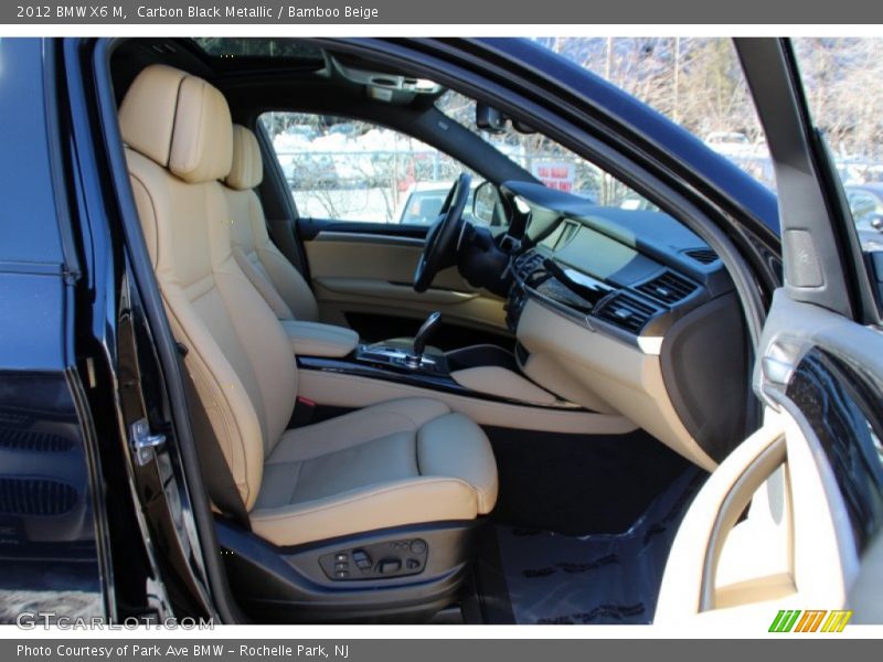 Carbon Black Metallic / Bamboo Beige 2012 BMW X6 M
