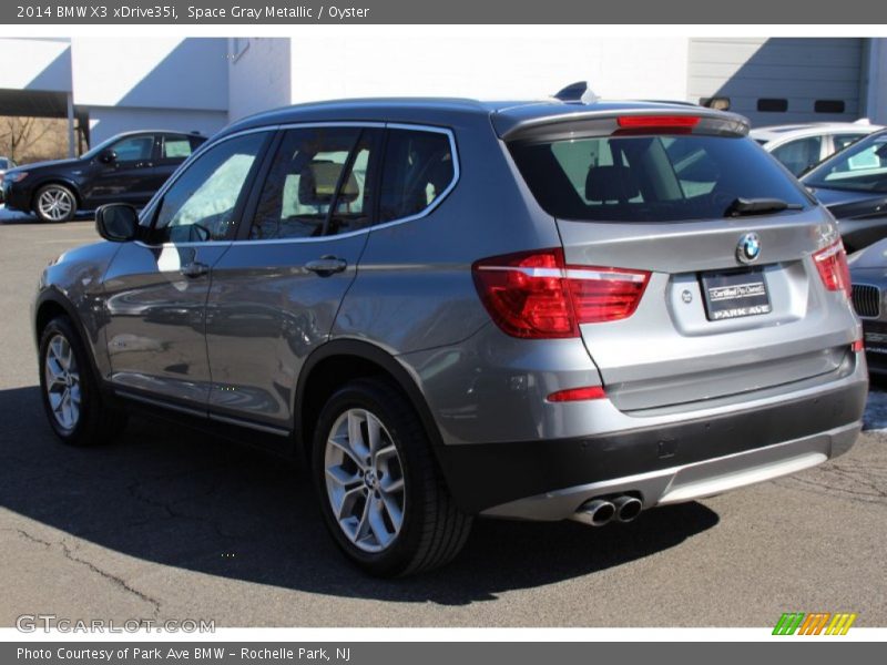 Space Gray Metallic / Oyster 2014 BMW X3 xDrive35i