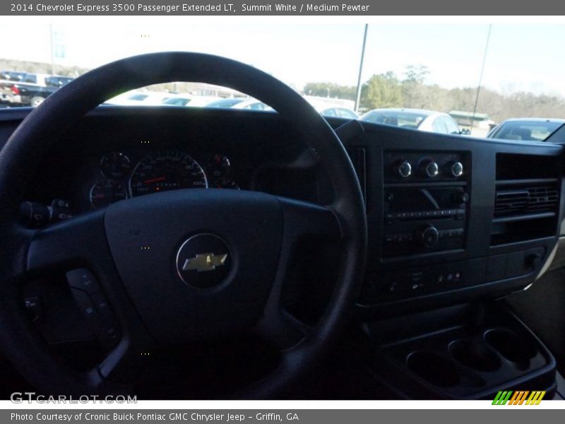 Summit White / Medium Pewter 2014 Chevrolet Express 3500 Passenger Extended LT