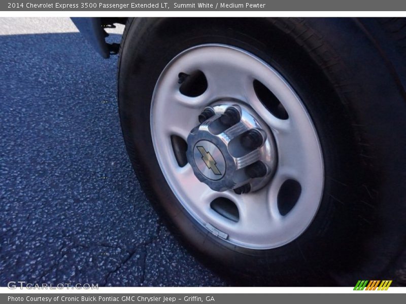 Summit White / Medium Pewter 2014 Chevrolet Express 3500 Passenger Extended LT