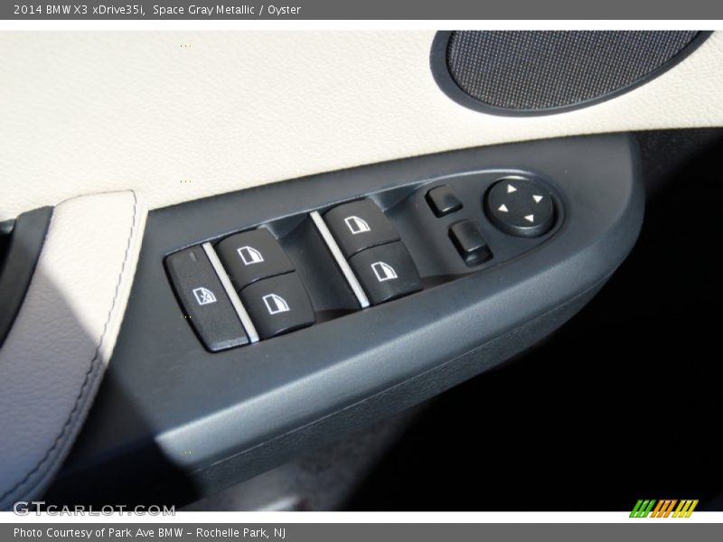 Space Gray Metallic / Oyster 2014 BMW X3 xDrive35i
