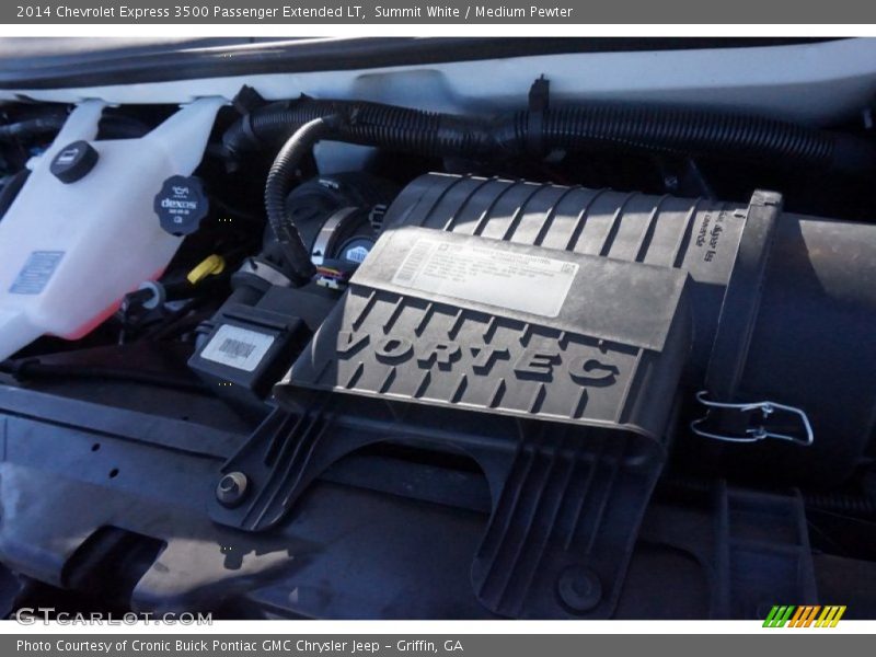 Summit White / Medium Pewter 2014 Chevrolet Express 3500 Passenger Extended LT