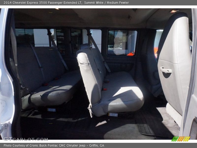 Summit White / Medium Pewter 2014 Chevrolet Express 3500 Passenger Extended LT