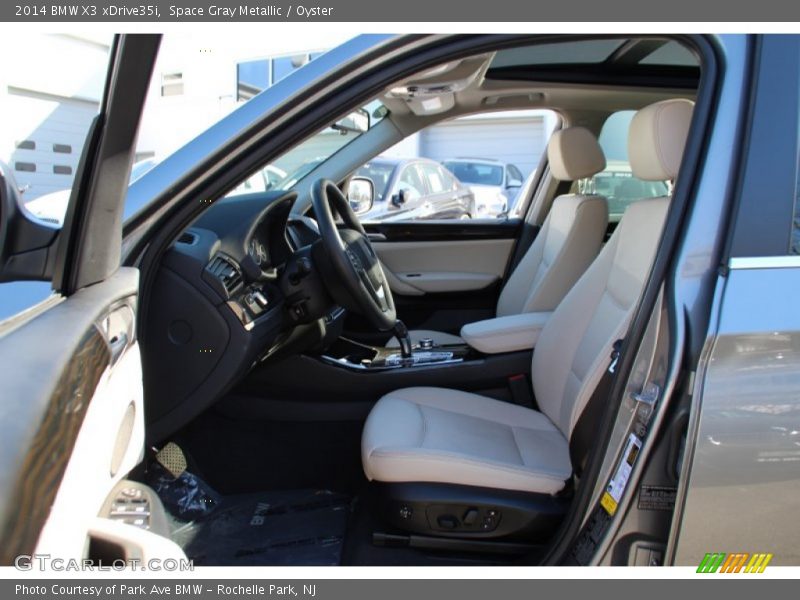 Space Gray Metallic / Oyster 2014 BMW X3 xDrive35i