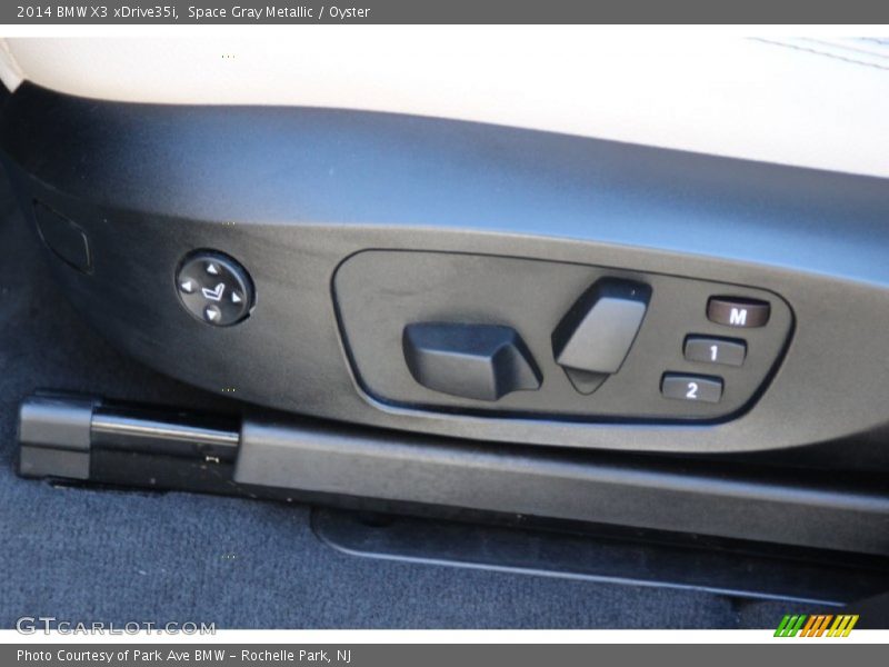 Space Gray Metallic / Oyster 2014 BMW X3 xDrive35i