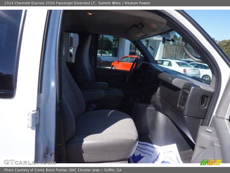 Summit White / Medium Pewter 2014 Chevrolet Express 3500 Passenger Extended LT