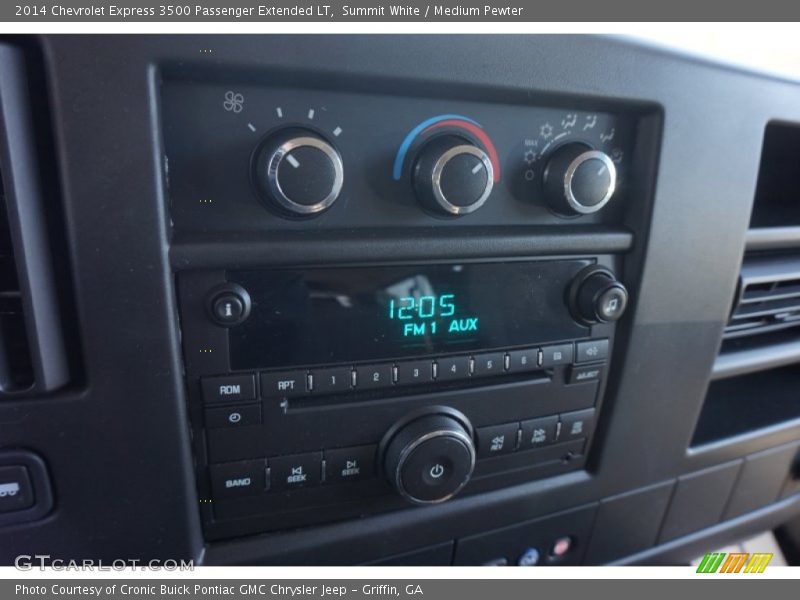 Summit White / Medium Pewter 2014 Chevrolet Express 3500 Passenger Extended LT