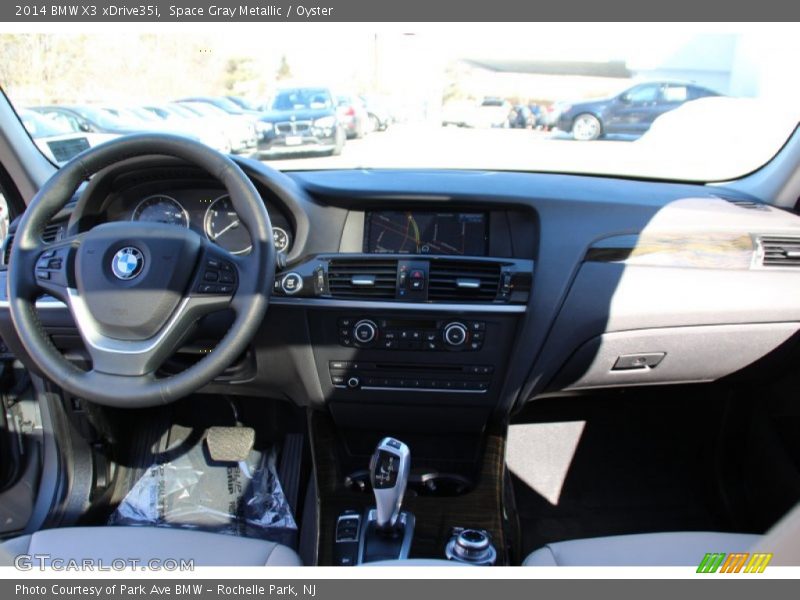 Space Gray Metallic / Oyster 2014 BMW X3 xDrive35i