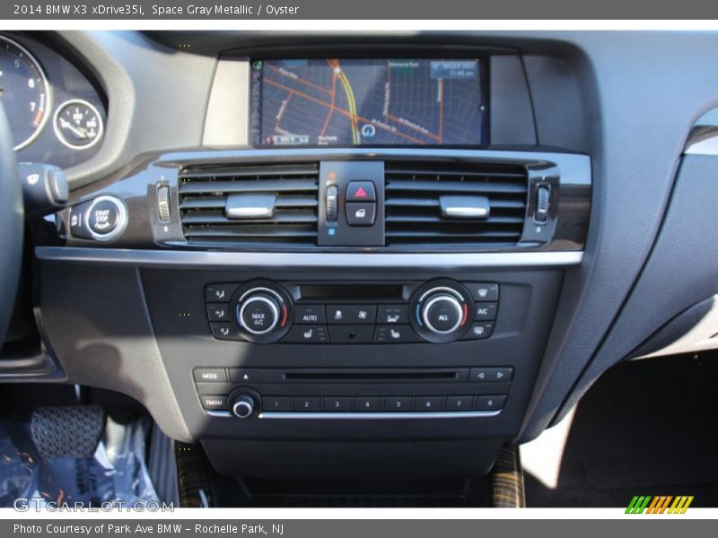 Space Gray Metallic / Oyster 2014 BMW X3 xDrive35i