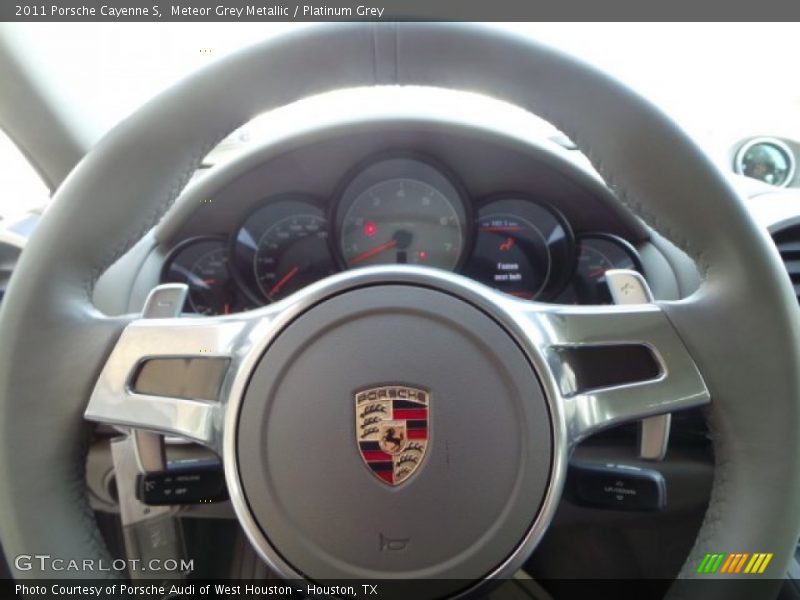 Meteor Grey Metallic / Platinum Grey 2011 Porsche Cayenne S