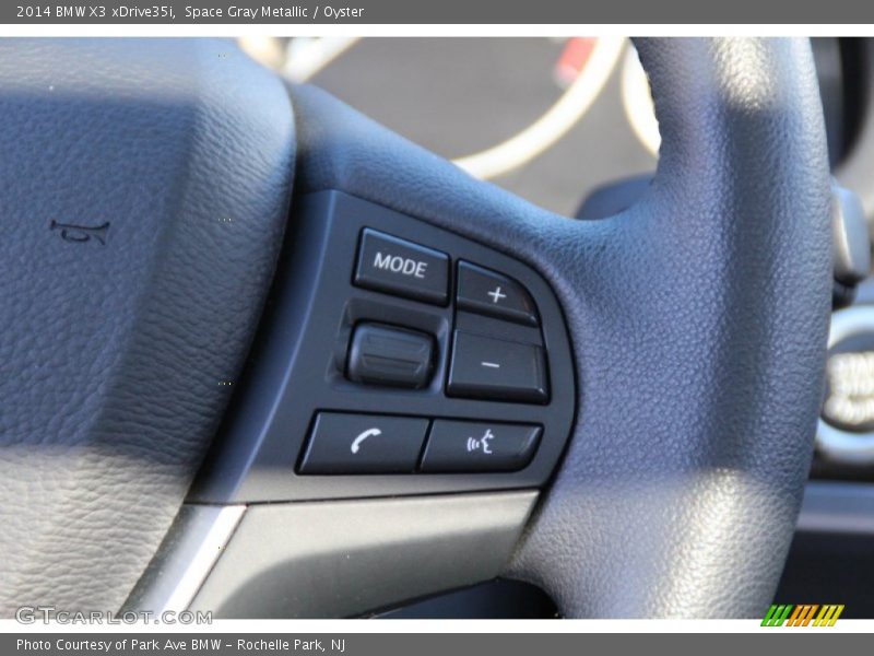 Space Gray Metallic / Oyster 2014 BMW X3 xDrive35i