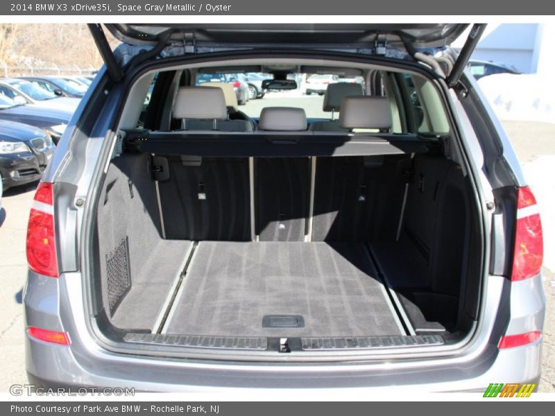 Space Gray Metallic / Oyster 2014 BMW X3 xDrive35i