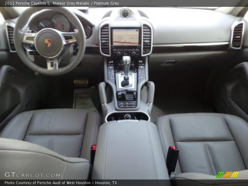 Meteor Grey Metallic / Platinum Grey 2011 Porsche Cayenne S