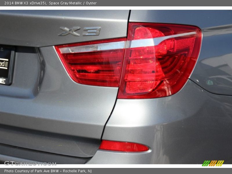 Space Gray Metallic / Oyster 2014 BMW X3 xDrive35i