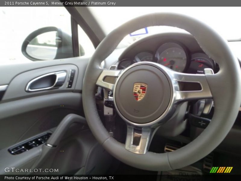 Meteor Grey Metallic / Platinum Grey 2011 Porsche Cayenne S