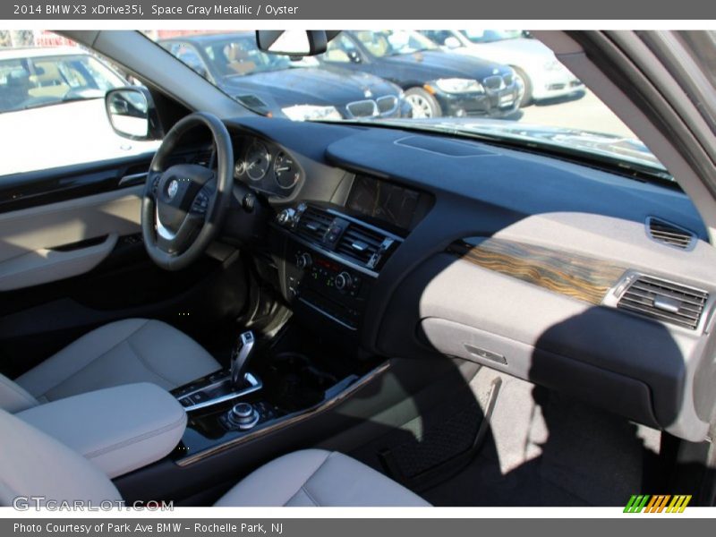 Space Gray Metallic / Oyster 2014 BMW X3 xDrive35i
