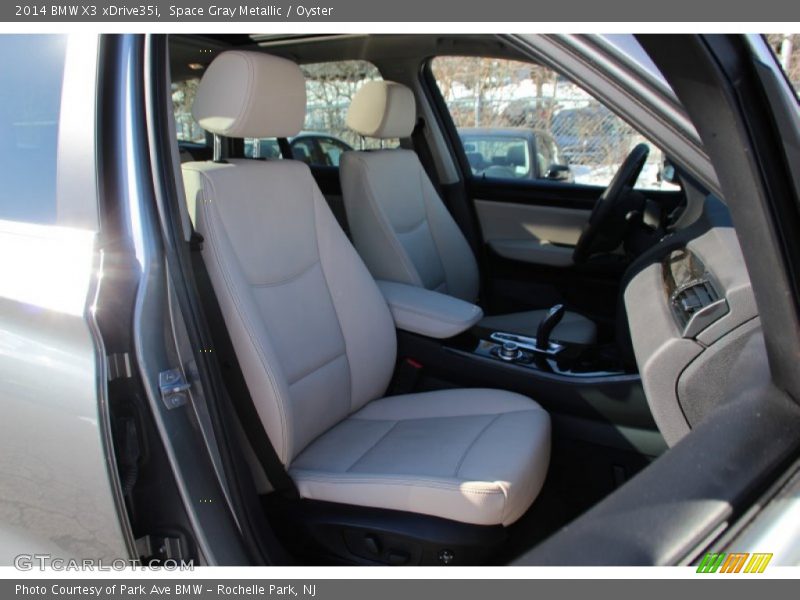 Space Gray Metallic / Oyster 2014 BMW X3 xDrive35i