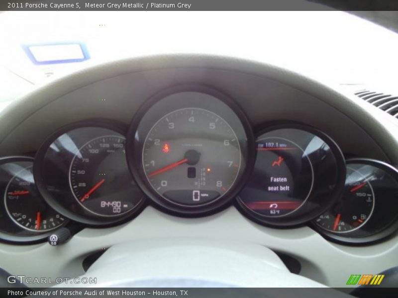 Meteor Grey Metallic / Platinum Grey 2011 Porsche Cayenne S